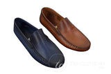 Miesten aidosta nahasta valmistetut slip-on-loaferit, tyylikkäät rento kengät, vintage-retro
