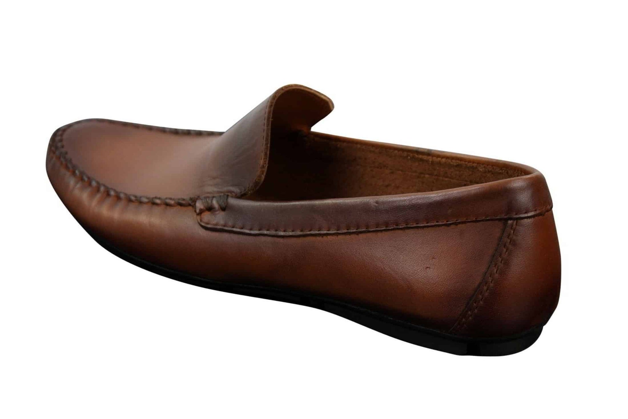 Miesten aidosta nahasta valmistetut slip-on-loaferit, tyylikkäät rento kengät, vintage-retro