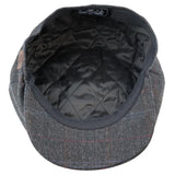Miesten 8-paneelinen Razor Baker -pipoikien hattu, villatweed-blinders, Newsboy-litteä lippis