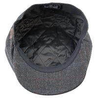 Miesten 8-paneelinen Razor Baker -pipoikien hattu, villatweed-blinders, Newsboy-litteä lippis