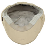 Miesten 8-paneelinen kesäinen beige leipurihattu, puuvillaiset blinders-newsboy-lippalakki, Shelby