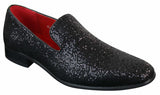 Rossellini Eastend miesten kiiltävät slip-on-kengät glitterillä, juhlalliset, kiiltonahkaiset