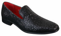 Rossellini Eastend miesten kiiltävät slip-on-kengät glitterillä, juhlalliset, kiiltonahkaiset