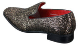 Rossellini Eastend miesten kiiltävät slip-on-kengät glitterillä, juhlalliset, kiiltonahkaiset
