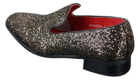 Rossellini Eastend miesten kiiltävät slip-on-kengät glitterillä, juhlalliset, kiiltonahkaiset