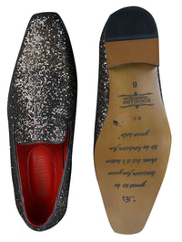 Rossellini Eastend miesten kiiltävät slip-on-kengät glitterillä, juhlalliset, kiiltonahkaiset