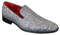 Rossellini Eastend miesten kiiltävät slip-on-kengät glitterillä, juhlalliset, kiiltonahkaiset