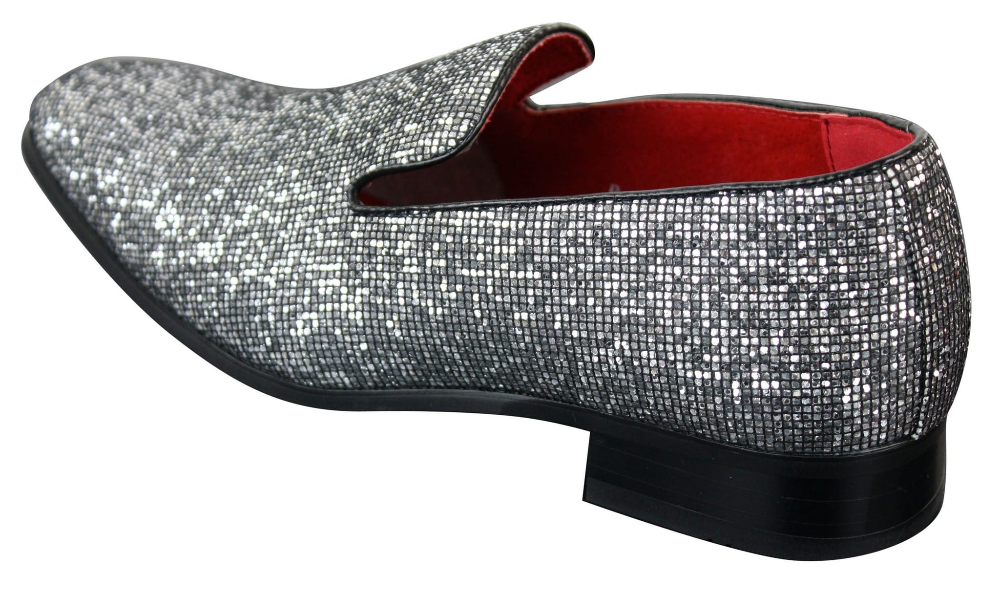 Rossellini Eastend miesten kiiltävät slip-on-kengät glitterillä, juhlalliset, kiiltonahkaiset