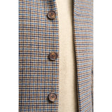 Eddie - Miesten ruskeanruskea villasekoitteinen tweed-päällystakki