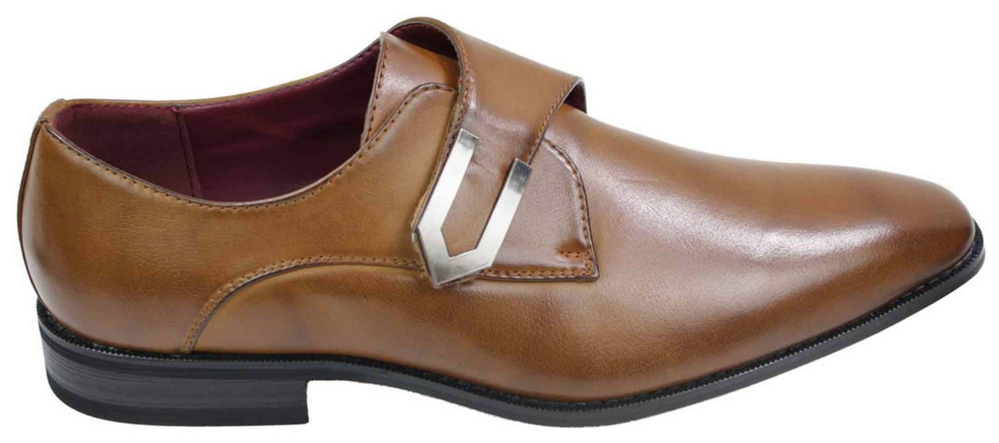 Miesten ruskeat ja mustat nahkakengät, italialaistyyliset metallisoljella varustetut slip-on-kengät, joissa on käytännölliset, tyylikkäät kengät