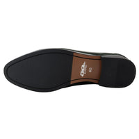 Miesten vihreät lakkakengät tupsuilla