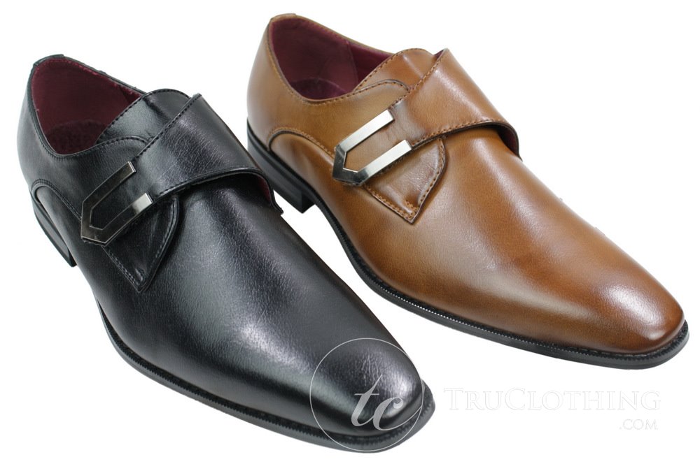 Miesten ruskeat ja mustat nahkakengät, italialaistyyliset metallisoljella varustetut slip-on-kengät, joissa on käytännölliset, tyylikkäät kengät