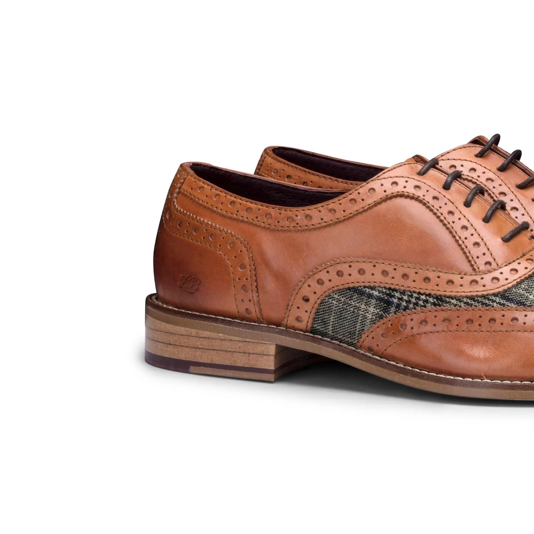 Miesten aidosta nahasta valmistetut vintage-kengät, brogue-kengät, 1920-luvun mokkanahkaiset tweed-nauhoitetut kengät, tyylikkäät ja muodolliset