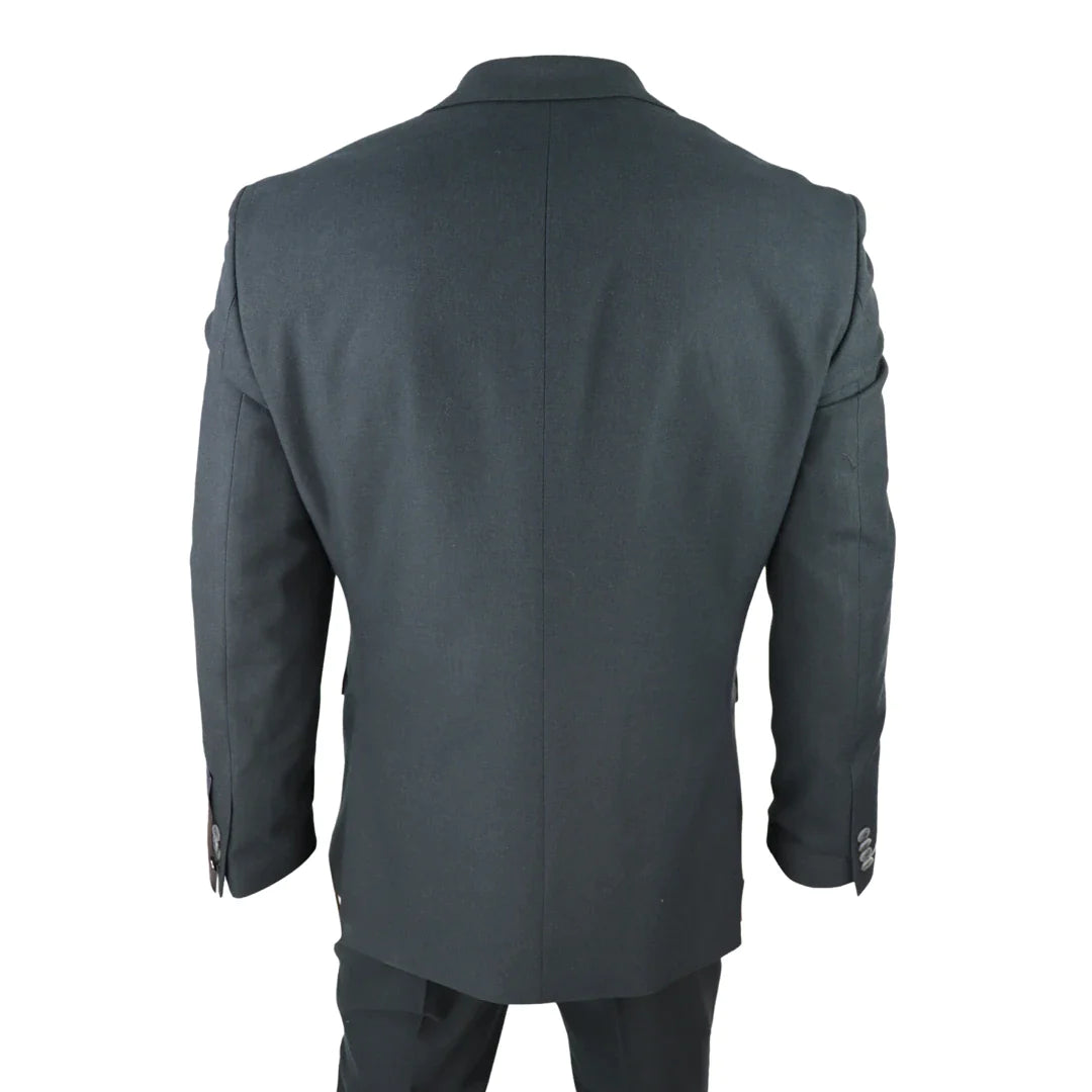 Miesten oliivinvihreä tweedpuku, räätälöity kuusikuvioinen, klassinen vintage 1920-luvun hääpuku