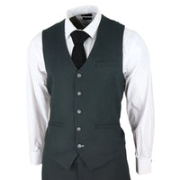 Miesten oliivinvihreä tweedpuku, räätälöity kuusikuvioinen, klassinen vintage 1920-luvun hääpuku