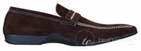 Galax GH052 - Miesten ruskeat mokkanahkaiset slip-on-kengät, tyylikäs rento tyyli, koko 5, 6, 7, 8, 9, 10, 11