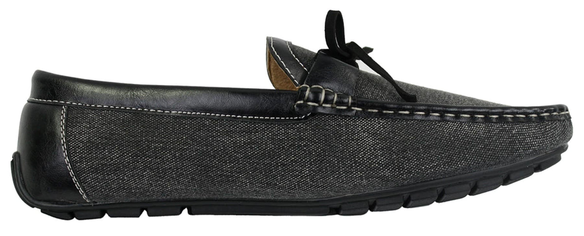 Miesten slip-on-farkkukengät, nahkaiset pitsiset mokkasiinikengät, älykkäät rentot italialaiset ruskeat laivastonsiniset
