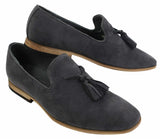 Miesten mokkanahkaiset loaferit, ajokengät, slip-on-tukan muotoilu, nahkaa, musta mukavuus