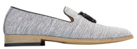 Galax GH3126 - Miesten slip-on-ajokengät tupsuilla, kevyet, tyylikkäät ja rennosti varustetut loaferit, mustat ja siniset, italialaiset