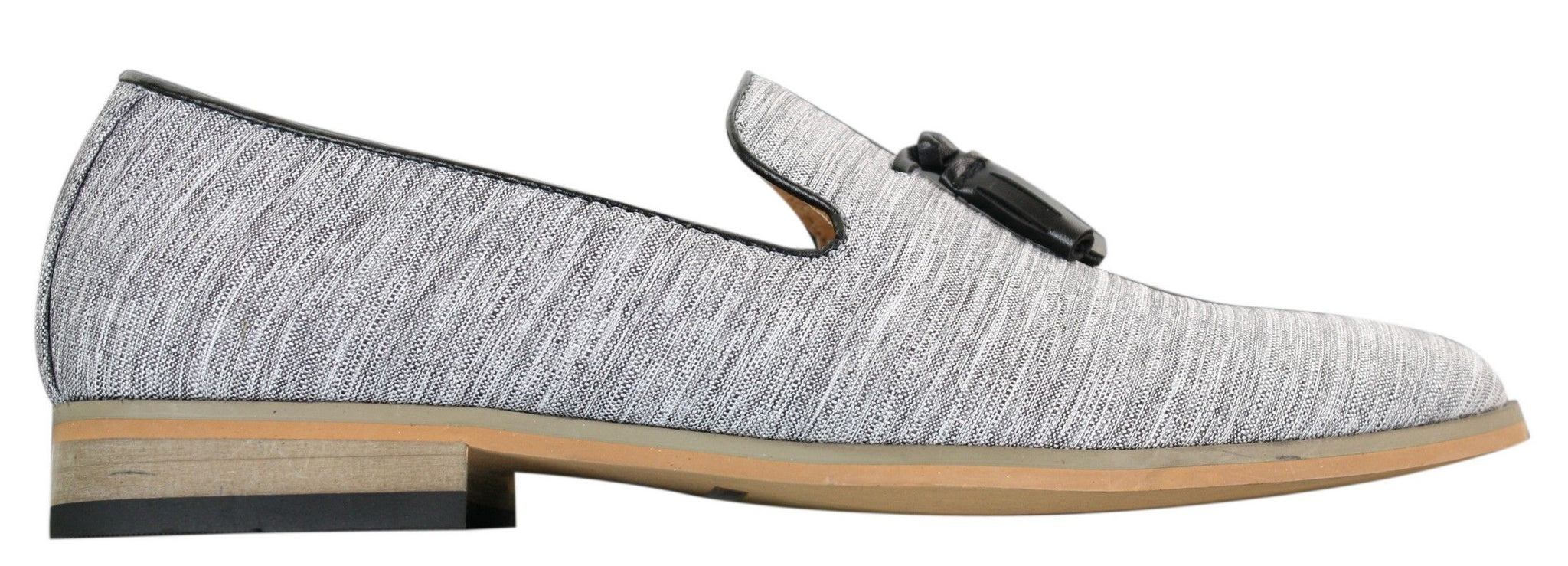 Galax GH3126 - Miesten slip-on-ajokengät tupsuilla, kevyet, tyylikkäät ja rennosti varustetut loaferit, mustat ja siniset, italialaiset