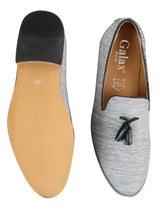 Galax GH3126 - Miesten slip-on-ajokengät tupsuilla, kevyet, tyylikkäät ja rennosti varustetut loaferit, mustat ja siniset, italialaiset