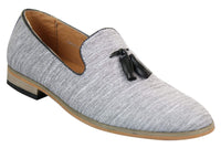 Galax GH3126 - Miesten slip-on-ajokengät tupsuilla, kevyet, tyylikkäät ja rennosti varustetut loaferit, mustat ja siniset, italialaiset
