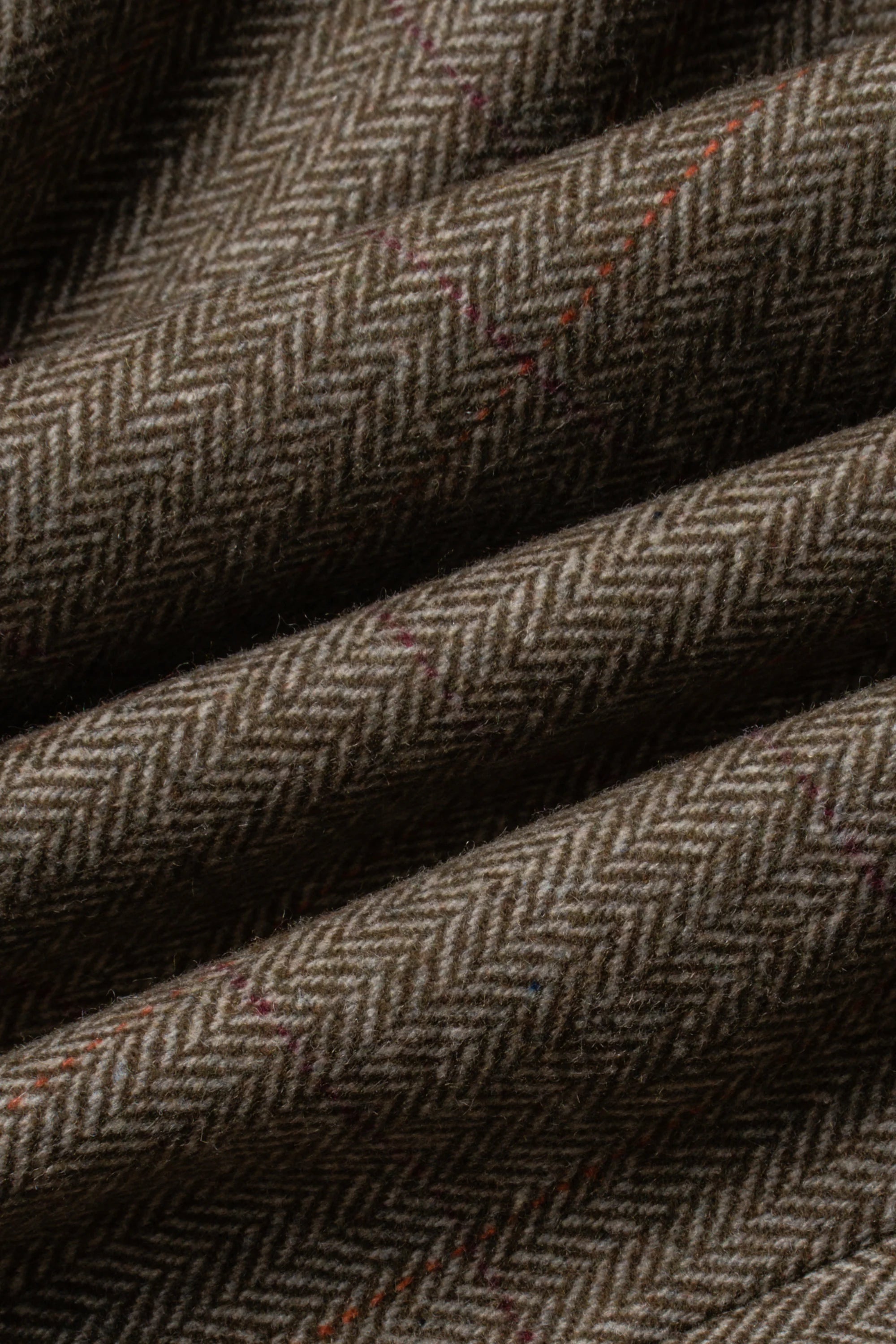 Miesten oliivinvihreä tweed-ruutupuku