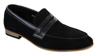 Miesten mokkanahkaiset slip-on-loaferit, mokkasiinit, älykkäät rento italialaiset suunnittelijakengät