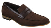Miesten mokkanahkaiset slip-on-loaferit, mokkasiinit, älykkäät rento italialaiset suunnittelijakengät
