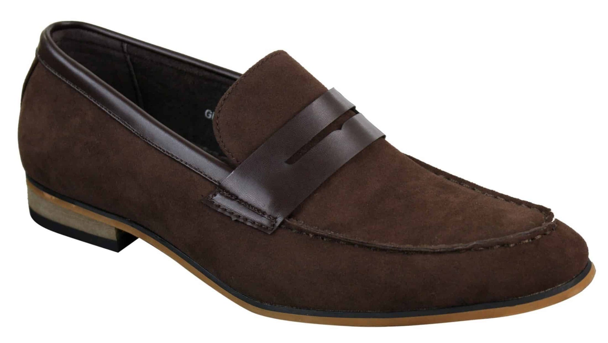 Miesten mokkanahkaiset slip-on-loaferit, mokkasiinit, älykkäät rento italialaiset suunnittelijakengät