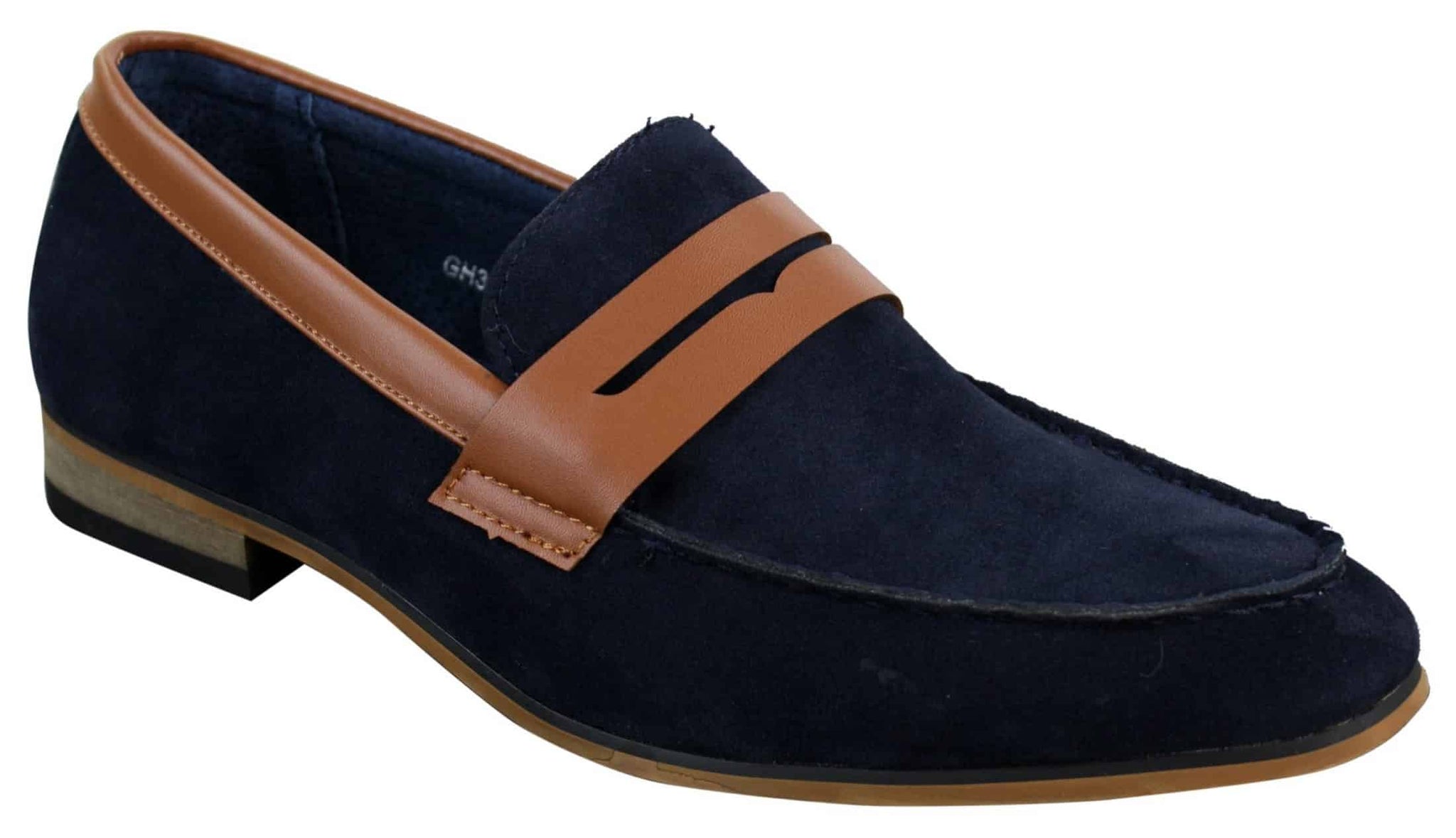 Miesten mokkanahkaiset slip-on-loaferit, mokkasiinit, älykkäät rento italialaiset suunnittelijakengät