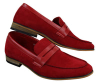 Miesten mokkanahkaiset slip-on-loaferit, mokkasiinit, älykkäät rento italialaiset suunnittelijakengät