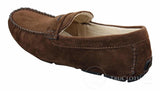 Miesten slip-on-mokkanahkakengät, mokkasiinit, rento tyyli, ruskea ja beige