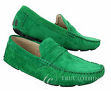 Miesten slip-on-mokkanahkakengät, mokkasiinit, rento tyyli, ruskea ja beige