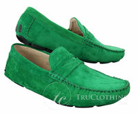 Miesten slip-on-mokkanahkakengät, mokkasiinit, rento tyyli, ruskea ja beige
