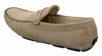 Miesten slip-on-mokkanahkakengät, mokkasiinit, rento tyyli, ruskea ja beige