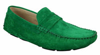 Miesten slip-on-mokkanahkakengät, mokkasiinit, rento tyyli, ruskea ja beige
