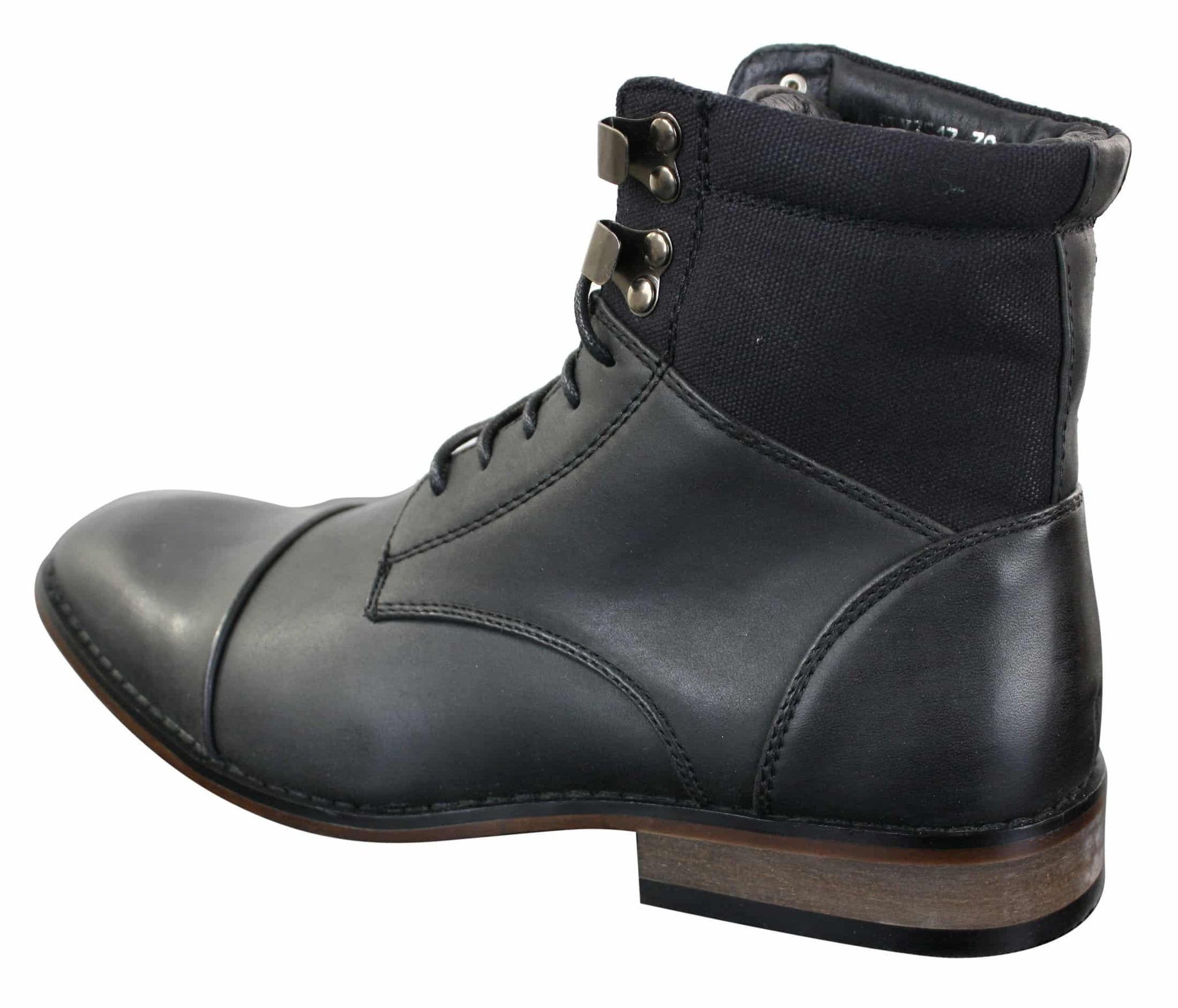 Galax GLX3517 miesten slim fit vintage retro Sherlock-nauhalliset älykkäät rento nilkkurit nahkaa
