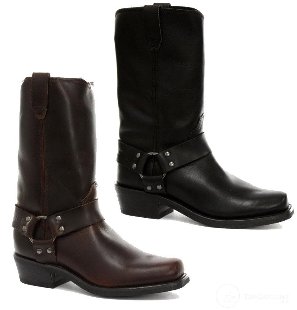 Unisex-merkkiset aidot nahkaiset biker-saappaat, rock, punk, grinderi, solki, cowboy-ratsastuskengät