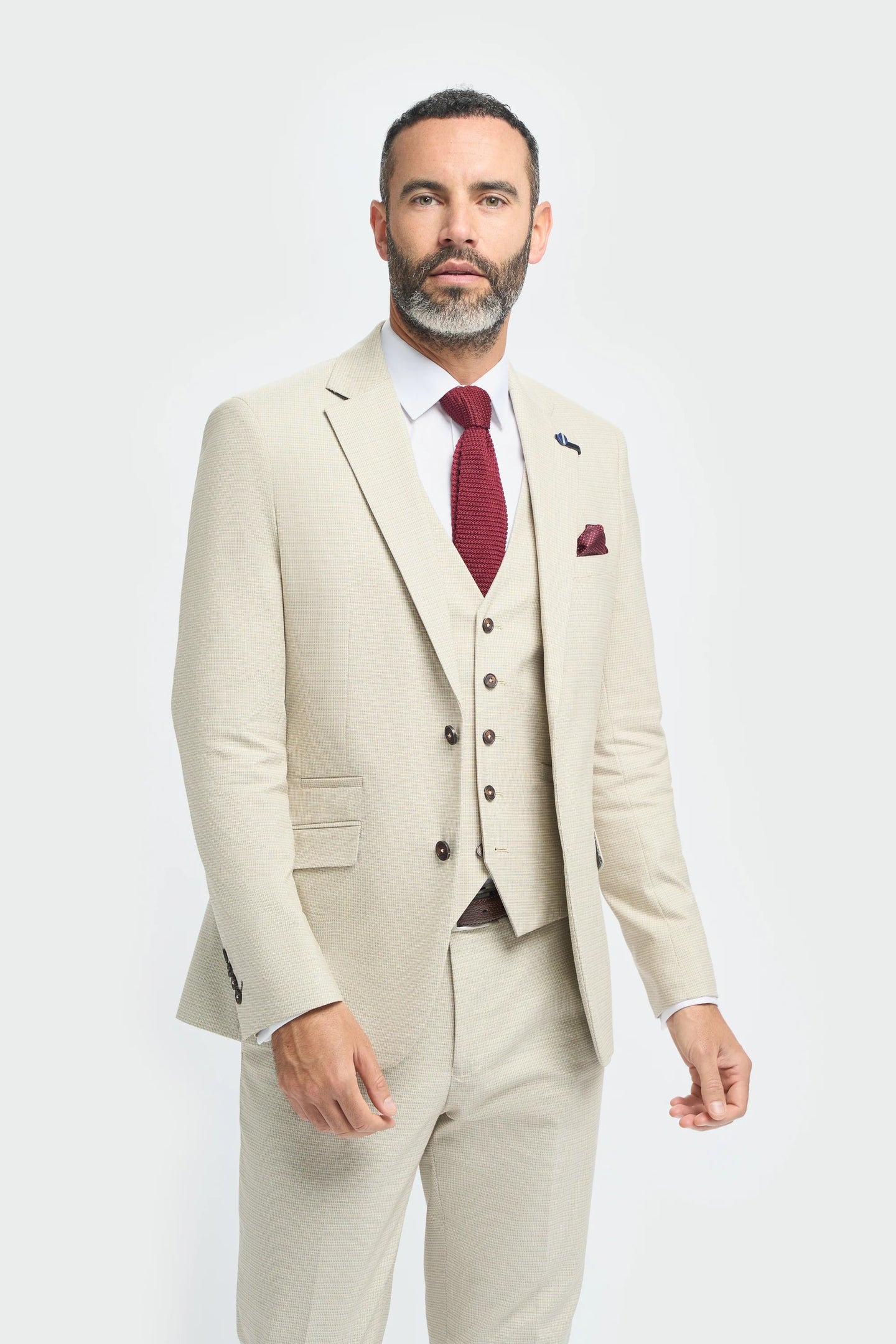 Hampton - Miesten beige bleiseri