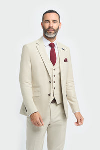 Hampton - Miesten beige bleiseri