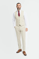 Hampton - Miesten beige liivi