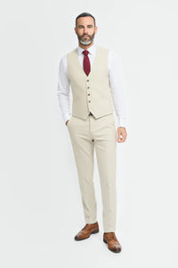 Hampton - Miesten beige liivi