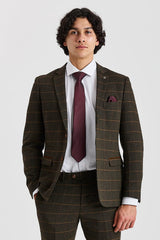 Harris - Vihreä tweed-kalanruotokuvioinen tweed-bleiseri