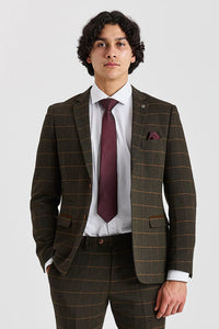 Harris - Vihreä tweed-kalanruotokuvioinen tweed-bleiseri