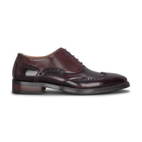Harry - Miesten viininpunaiset lakkanahkaiset brogue-kengät