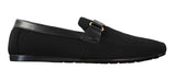 Fiorello HD0112-03 - Miesten ikoniset mustat laivastonsiniset italialaistyyliset slip-on-kengät, tyylikkäät rentoa loaferit, mokkasiinit ja ajokengät