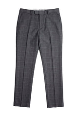 Hobbs - Miesten harmaat ruutuhousut, vintage retro, tyylikkäät häähousut