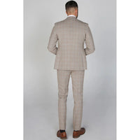 Holland - Miesten beige ruutubleiseri