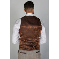 Holland - Miesten beige ruutuliivi